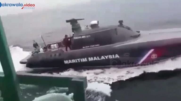 Video : Inilah Detik-detik KKP Indonesia Dibuntuti Kapal Malaysia