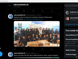 Hastag di Twitter #BesokMatikanTVSeharian Tranding Indonesia
