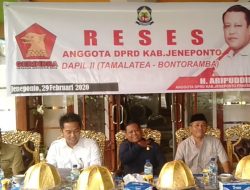 Anggota DPRD Jeneponto dari fraksi Gerindra, H Aripuddin Serap Aspirasi Warga Tonrokassi