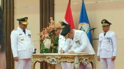Bahtiar Baharuddin Lantik 4 Pj Bupati dan Wali Kota di Kantor Gubernur Sulsel