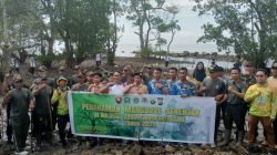 Dinas Lingkungan Hidup Kotabaru Dukung Penanaman 1000 Pohon Mangrove Secara Serentak oleh Kodim 1004/kotabaru di Pesisir Pantai Gedambaan