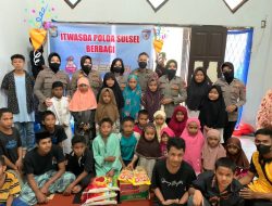 Jumat Berkah, Keluarga Besar Itwasda Polda Sulsel Santuni Dua Panti Asuhan di Makassar