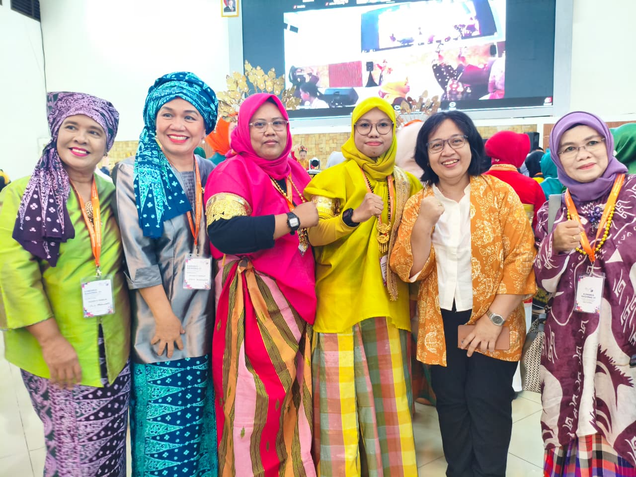 Sekcab KPI Kab. Jeneponto, Husnaeni J saat menghadiri Kongres Nasional KPI ke-6 di Jakarta.