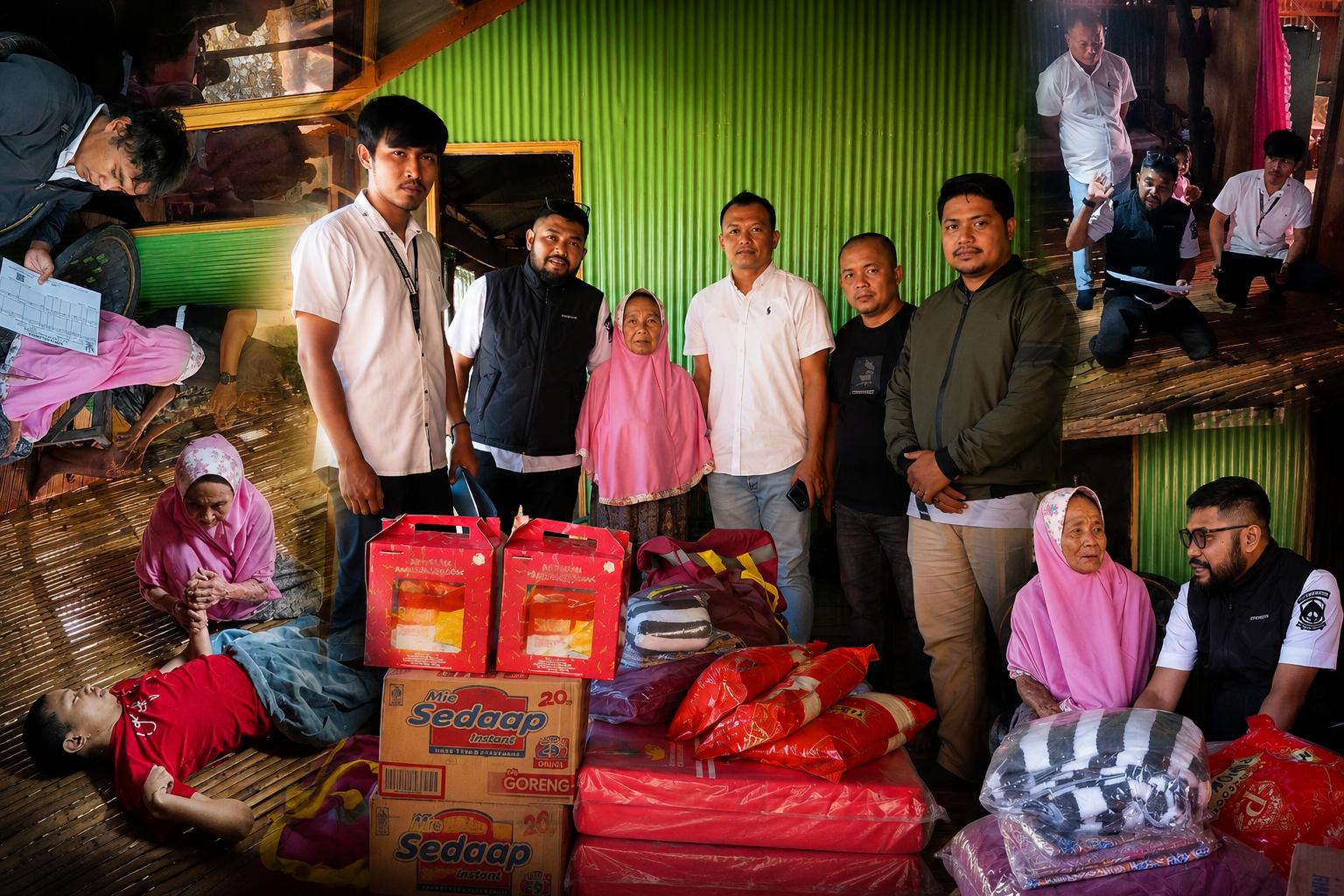 Dinsos Jeneponto Salurkan Bantuan Logistik dan Sembako kepada Warga Lumpuh di Tanammawang